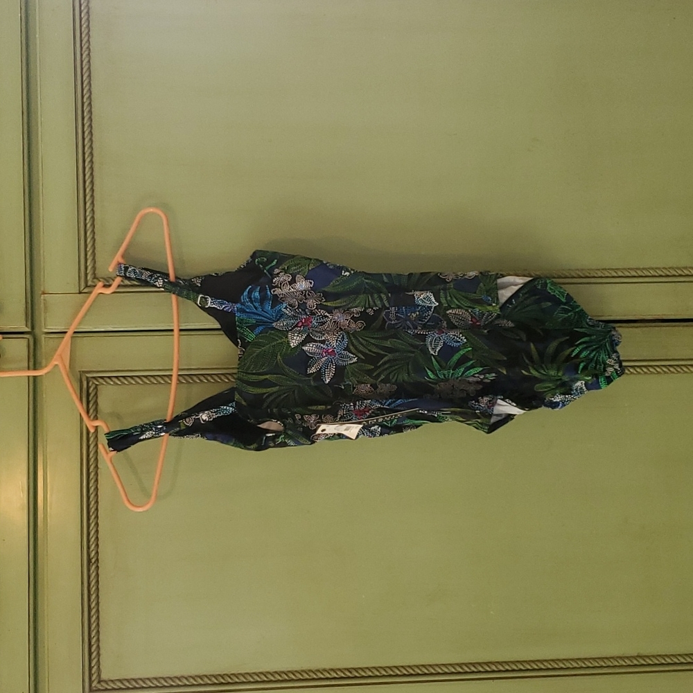 Floral multi color Dreamsuit swimsuit by Miracle Brands